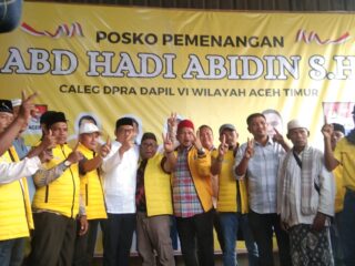 Posko Pemenangan Abd Hadi Abidin SH Dan Ilham Pangestu Diremikan