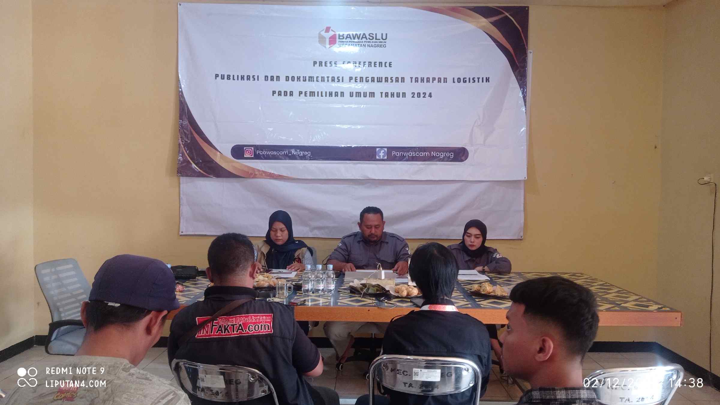 gelar-press-release,-panwaslu-nagreg-petakan-potensi-kerawanan-pada-tahapan-distribusi-logistik