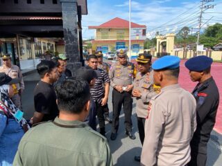 POLRES LUWU UTARA MELAKSANAKAN PENGAMANAN EKSEKUSI LAHAN IRIGASI