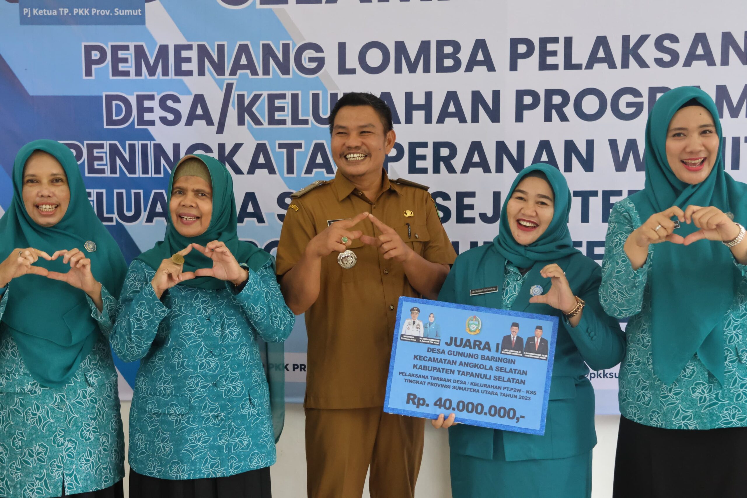 desa-gunung-baringin-juara-pertama-desa-binaan-kategori-ptp2wkss-se-sumut