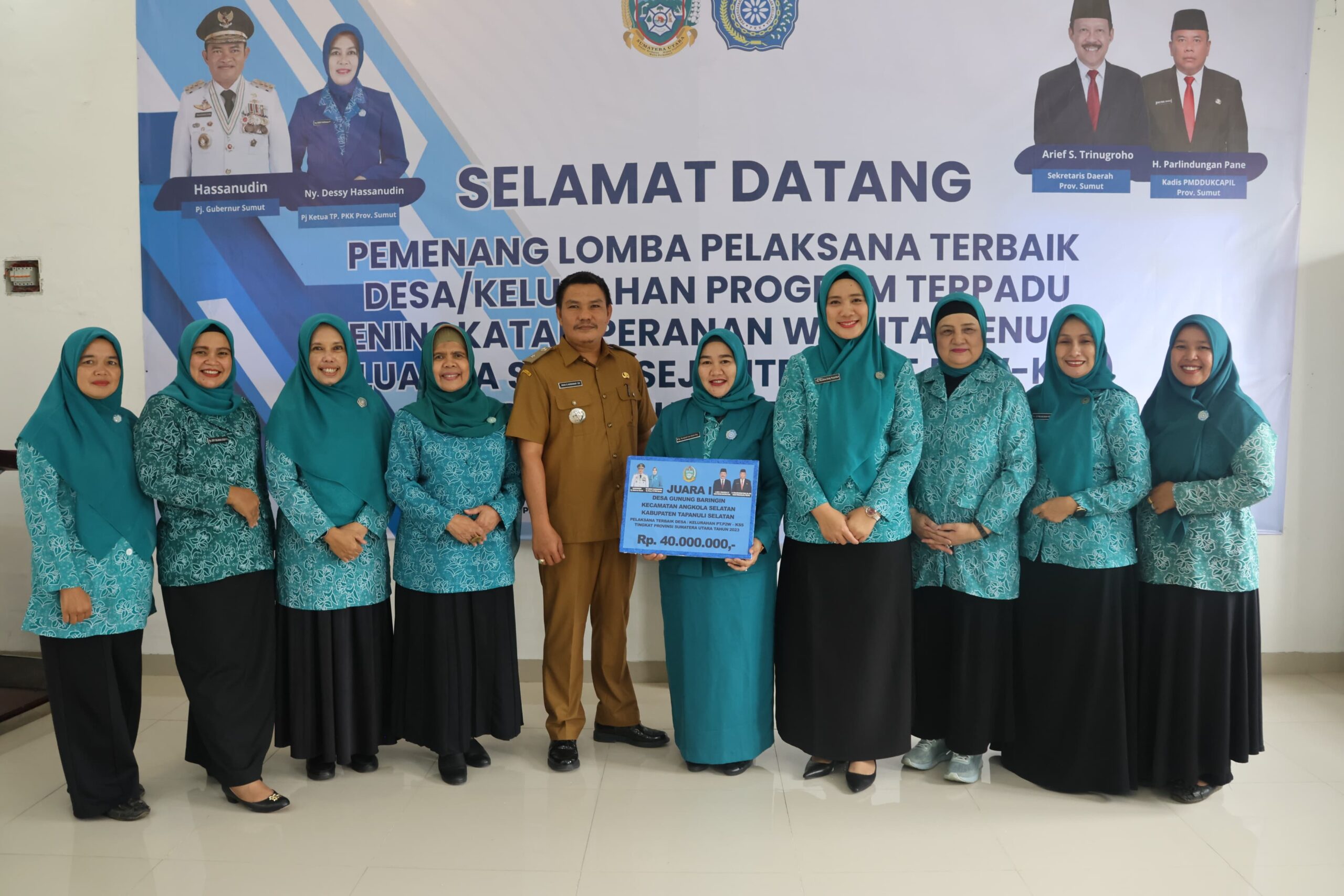 desa-gunung-baringin-juara-pertama-desa-binaan-kategori-ptp2wkss-se-sumut