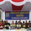 polres-langkat-musnahkan-barang-bukti-narkoba-jenis-sabu-dan-ganja