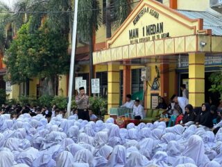 Polrestabes Medan Gelar Goes To School ke MAN 1, Ini yang Disampaikan