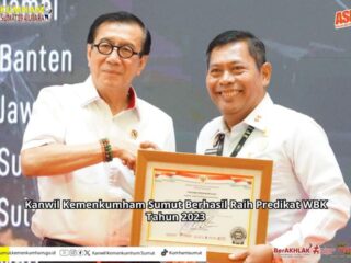 kanwil-kemenkumham-sumut-berhasil-raih-predikat-wbk-tahun-2023