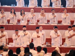 Prabowo ke Kader Gerindra: Jangan Cepat Gembira, Jangan Lelah