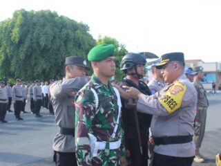 Dandim 1615/Lotim Siapkan Ratusan Personel Backup Polres Lotim Amankan Natal dan Tahun Baru.