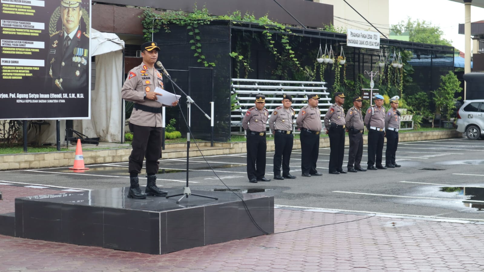 beri-rasa-aman,-polrestabes-medan-gelar-apel-kesiapan-pengamanan-natal-dan-tahun-baru-2024