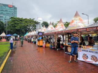 Berjualan di Medan Run 2023, Pelaku UMKM Peroleh Untung dan Senang