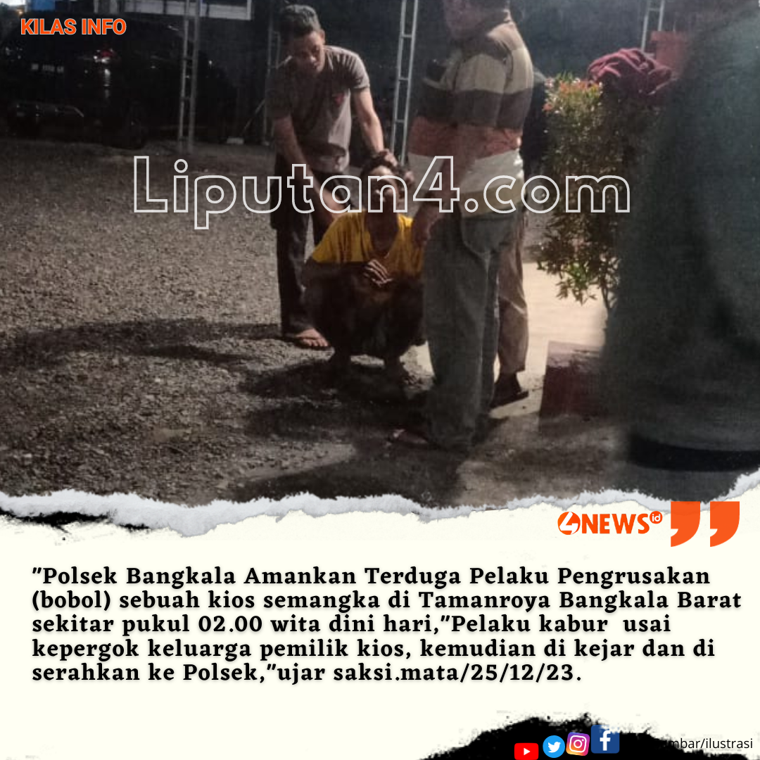 aksi-kriminal-kembali-terjadi-menjelang-akhir-tahun,-kios-buah-semangka-di-bobol-maling