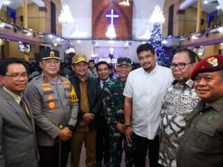 Kapolda Sumut Sampaikan Perayaan Malam Natal Aman