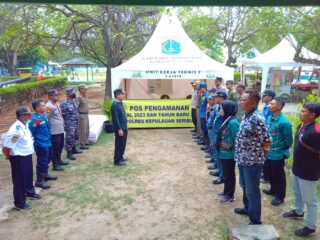 Giat Pospam Pulau Untung Jawa untuk Menjaga Keamanan Selama Perayaan Natal dan Tahun Baru