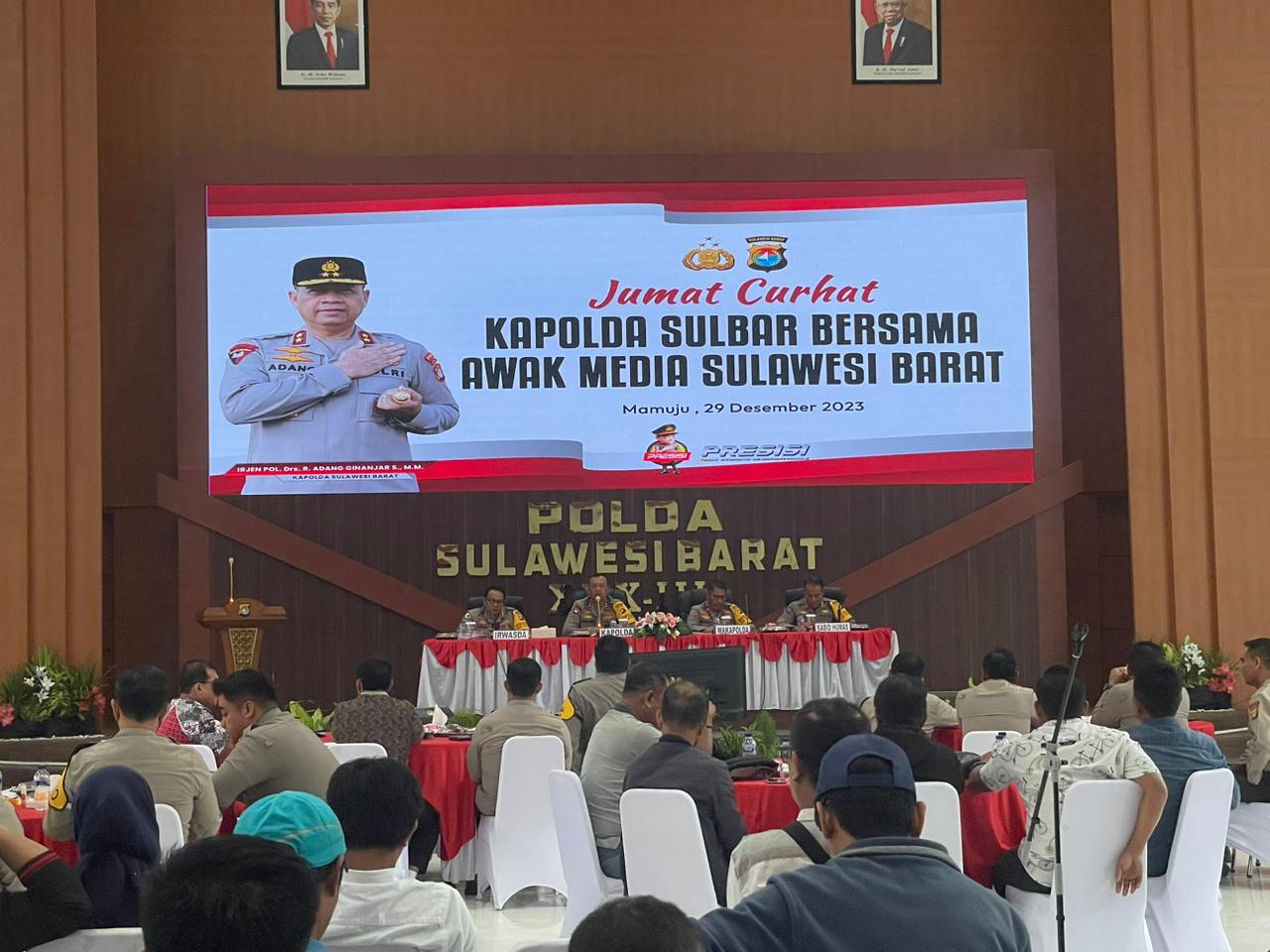 kapolda-sulbar-gelar-jumat-curhat-bersama-media