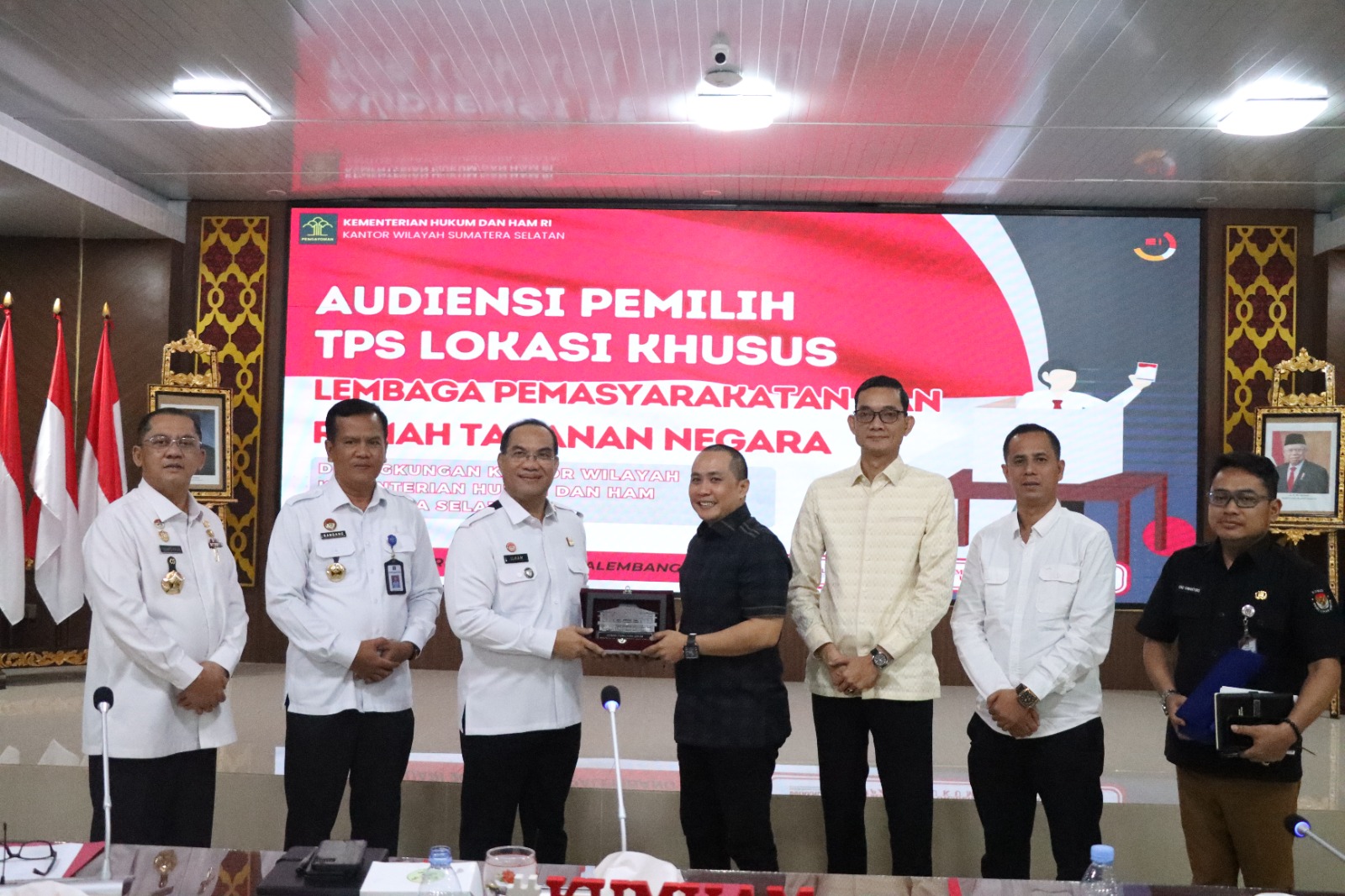 kemenkumham-sumsel-terima-audiensi-kpu-sumsel,-pastikan-seluruh-wbp-dapat-menyampaikan-hak-suaranya