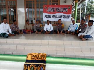 Polsek Kepulauan Seribu Utara Gelar “Jum’at Keliling Polres” di Pulau Panggang Menyampaikan Pesan Kamtibmas Menjelang Pemilu 2024