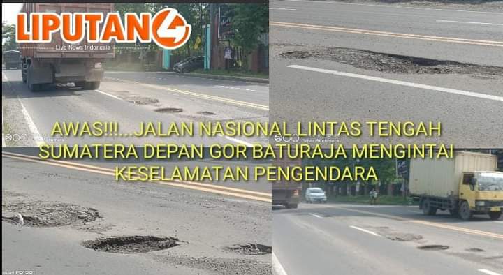 awas!!!!.jalan-nasional-lintas-tengah-sumatera-depan-gor-baturaja-oku-sumsel-mengintai-keselamatan-pengendara,-kemana-instansi-terkait???