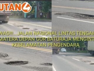 awas!!!!.jalan-nasional-lintas-tengah-sumatera-depan-gor-baturaja-oku-sumsel-mengintai-keselamatan-pengendara,-kemana-instansi-terkait???