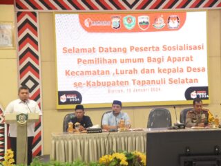 Bupati Tapsel : Suksesnya Penyelenggaraan Pemilu 2024 Jadi Tanggungjawab Kita Bersama