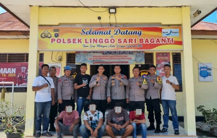 polsek-lengayang-dan-linggo-saribaganti-berhasil-menangkap-4-pelaku-pencurian-ternak