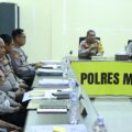 pantauan-ke-polres-majene,-wakapolda-sulbar-:-kita-komitmen-jaga-keamanan-pemilu-dan-netralitas