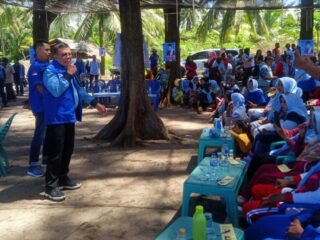 Darizal Basir Disambut Masyarakat Dengan Antusias Di Pantai Ujuang Bantiang Dan Batu Hampar, Kampanye Terbuka