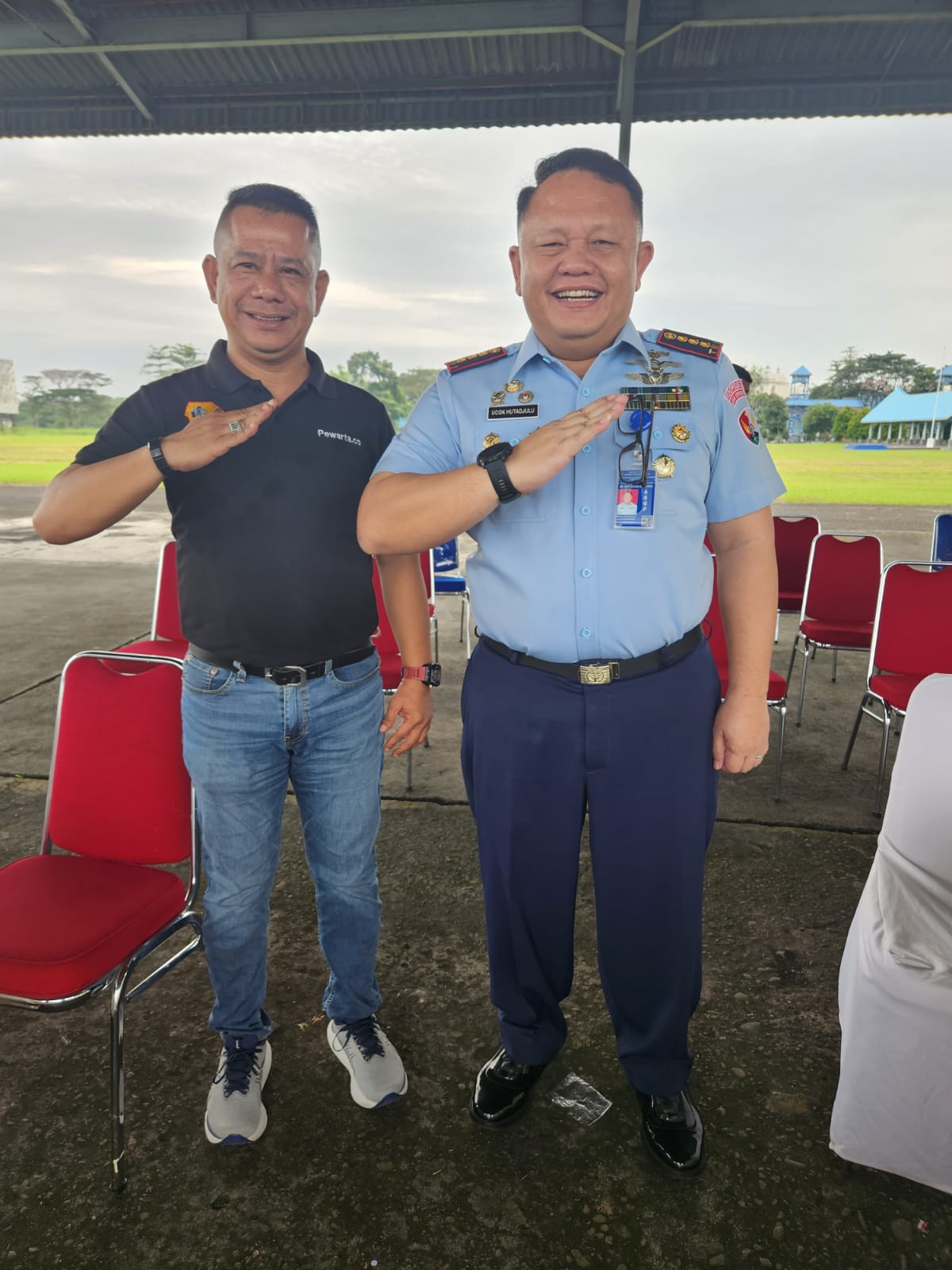 ketua-pewarta-polrestabes-medan-hadiri-acara-coffee-morning-dengan-danlanud-soewondo