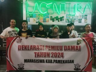 Mahasiswa se-Pamekasan Deklarasi Pemilu Damai