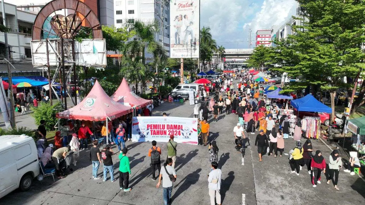 diskominfo-makassar-galang-semangat-pemilu-damai-di-cfd