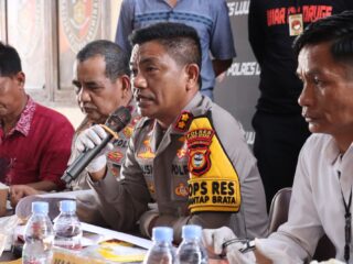 Konfrensi pers Perdana awal Tahun 2024 Satres Narkoba Polres Luwu Utara Ungkap Kurang Lebih 60 Gram Sabu