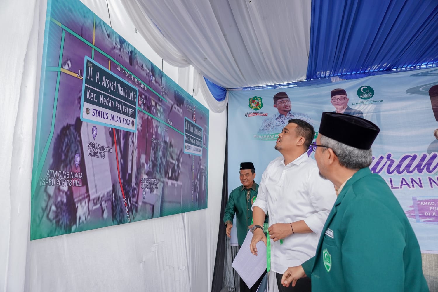 bobby-nasution-tabalkan-nama-2-tokoh-pendiri-al-jam’iyatul-washliyah-jadi-nama-jalan