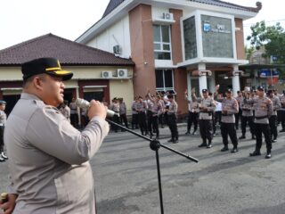 Meminimalisir Pelanggaran, Kapolres Pamekasan Sidak Gaktibplin Anggota