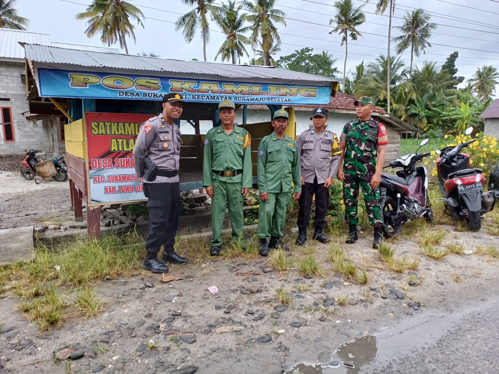 kapolsek-sukamaju-intensifkan-kewaspadaan-linmas-menjelang-pemilu-2024