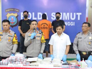 Polres Tebing Tinggi Gagalkan Peredaran 10 Kg Sabu Dan 30 Ribu Ekstasi