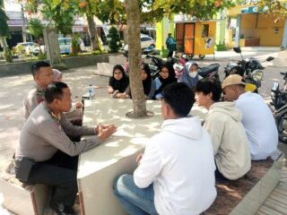 Ciptakan Pemilu Damai Sat Binmas Polres Langkat Cooling System Kota Stabat