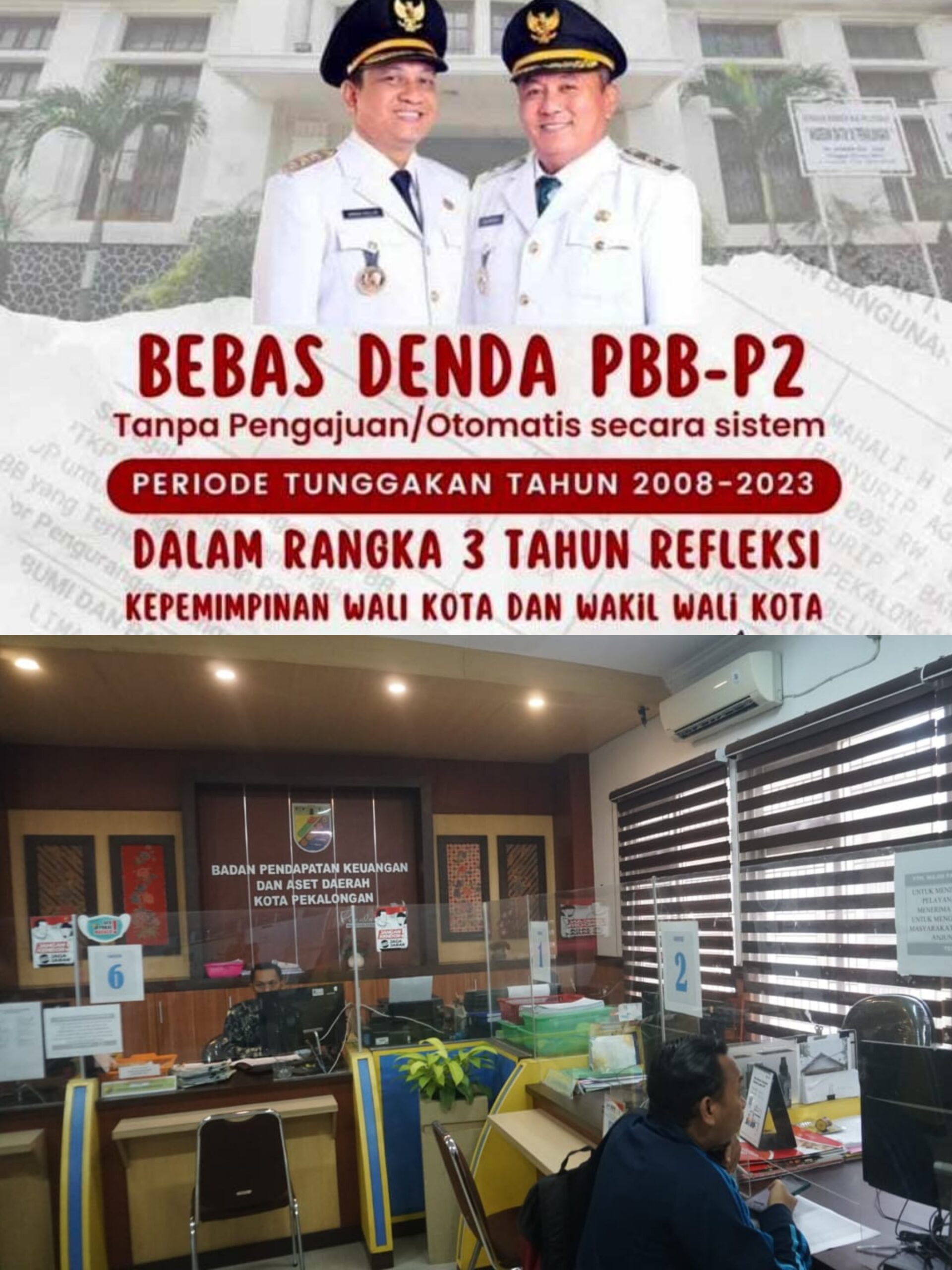 refleksi-3-tahun,-pemkot-pekalongan-berlakukan-bebas-denda-pbb-p2-selama-februari-2024