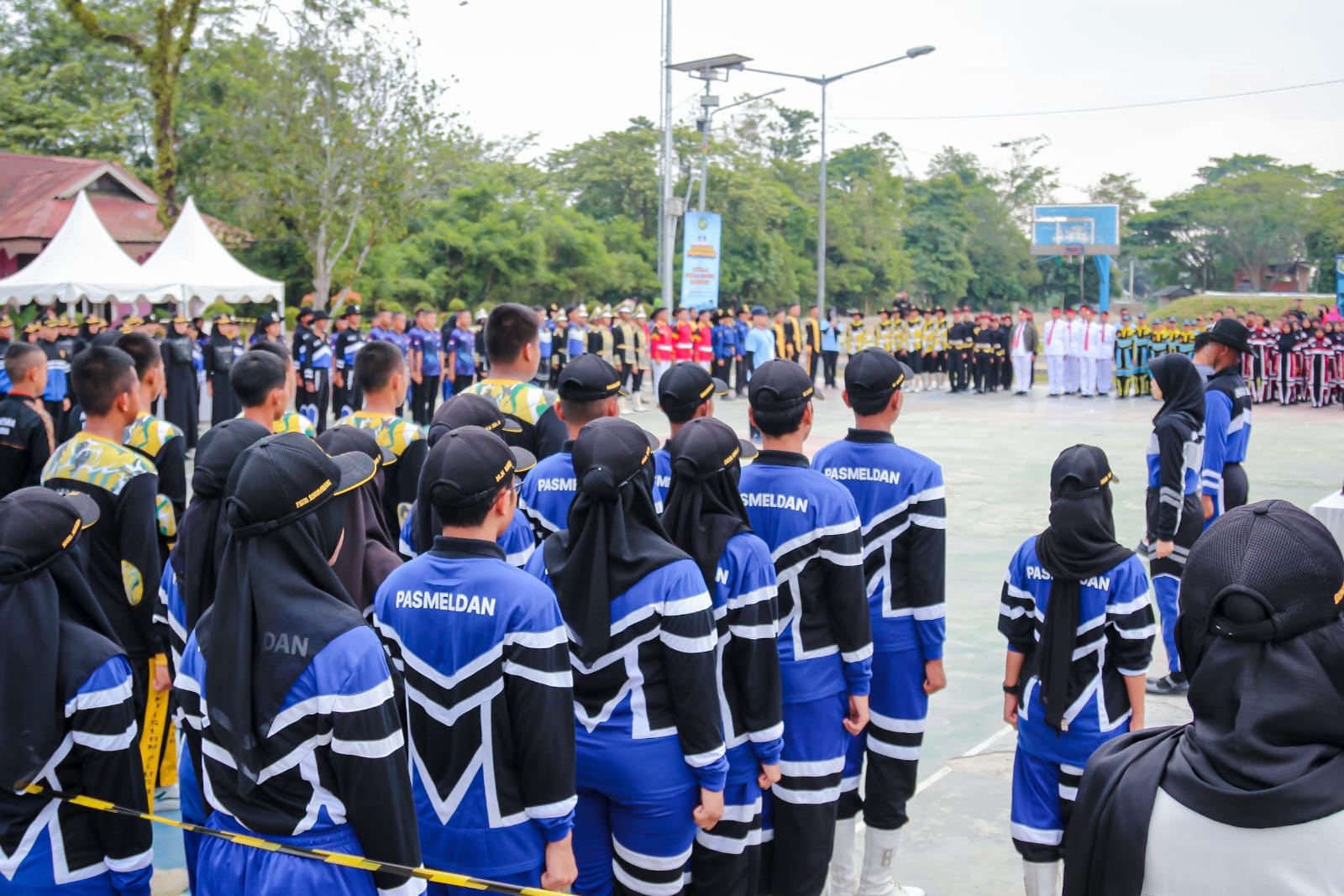 lomba-kreafor-pemuda-piala-wali-kota-medan,-ajang-asah-ketangkasan-pelajar-dalam-baris-berbaris