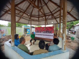 Bhabinkamtibmas Pulau Harapan Gencar Lakukan Jumat Curhat, Tindaklanjuti Keluhan Masyarakat untuk Perbaiki Kamtibmas