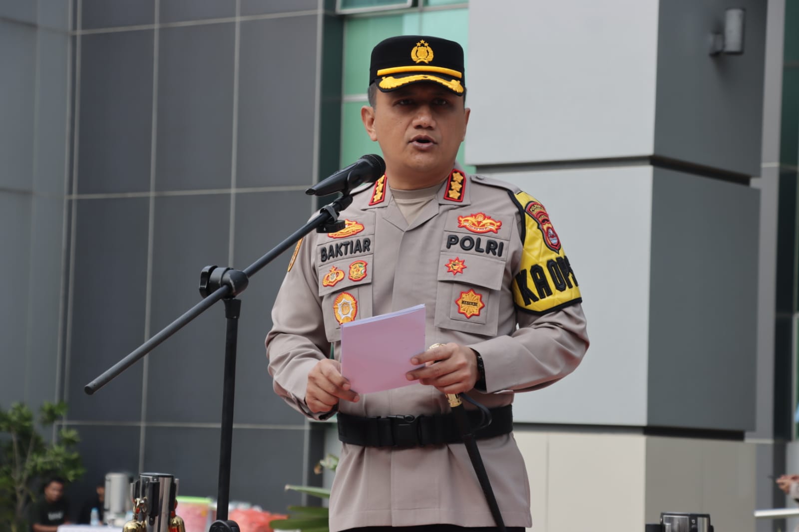 usai-pengamanan-tps,-polresta-tangerang-gelar-apel-konsolidasi