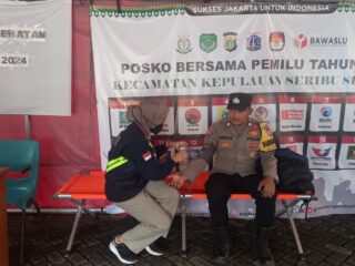 Posko Kesehatan Polres Kepulauan Seribu Terus Pantau Kesehatan Anggota Pasca-Pemilu 2024