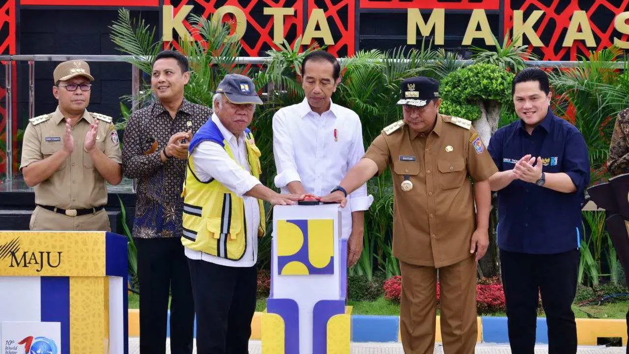 didampingi-pj-gubernur-sulsel,-presiden-resmikan-ipal-senilai-rp1,2-triliun-di-makassar