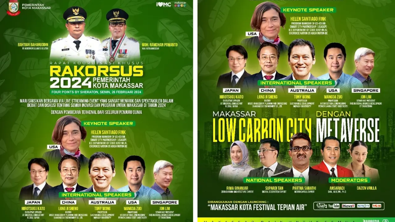 rakorsus-pemkot-makassar-hadirkan-6-pembicara-dari-5-negara,-bahas-soal-low-carbon-city