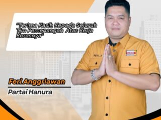 Hasil Pleno Tingkat Kecamatan Feri Anggriawan Raih 2.727 Suara Caleg Legislatif Dapil 2 Lubuklinggau