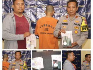 Nekad…!! Sembunyikan Sabu Dalam Kardus, MS Diringkus Satresnarkoba Polresta Tangerang