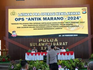 latpra-ops-antik,-wakapolda-sulbar-:-kita-maksimalkan-target-operasi