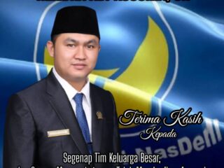 Hendra Adi Kusuma,.SH Caleg Partai Nasdem Mura Kembali Duduki Kursi Legislatif DPRD Musi Rawas Dengan Suara Terbanyak