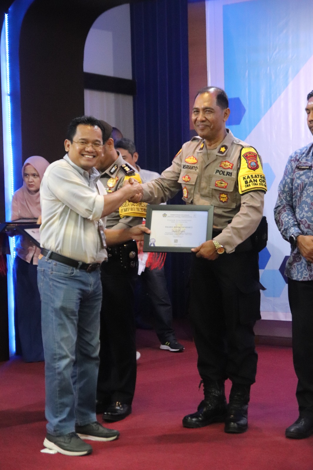 polres-binjai-terima-piagam-penghargaan-dari-kppn-medan-i