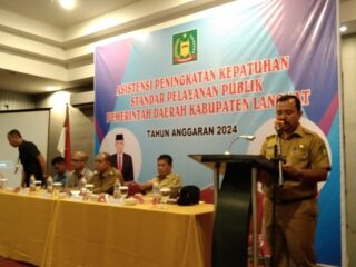 Pj Bupati Langkat Buka Kegiatan Asistensi Peningkatan  Standar Pelayanan Publik di Lingkungan Pemkab Langkat.