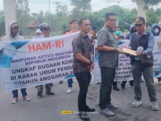 Sambangi KEJATI Sumsel, HAM-RI Lakukan Aksi Demo Sampaikan Pengaduan