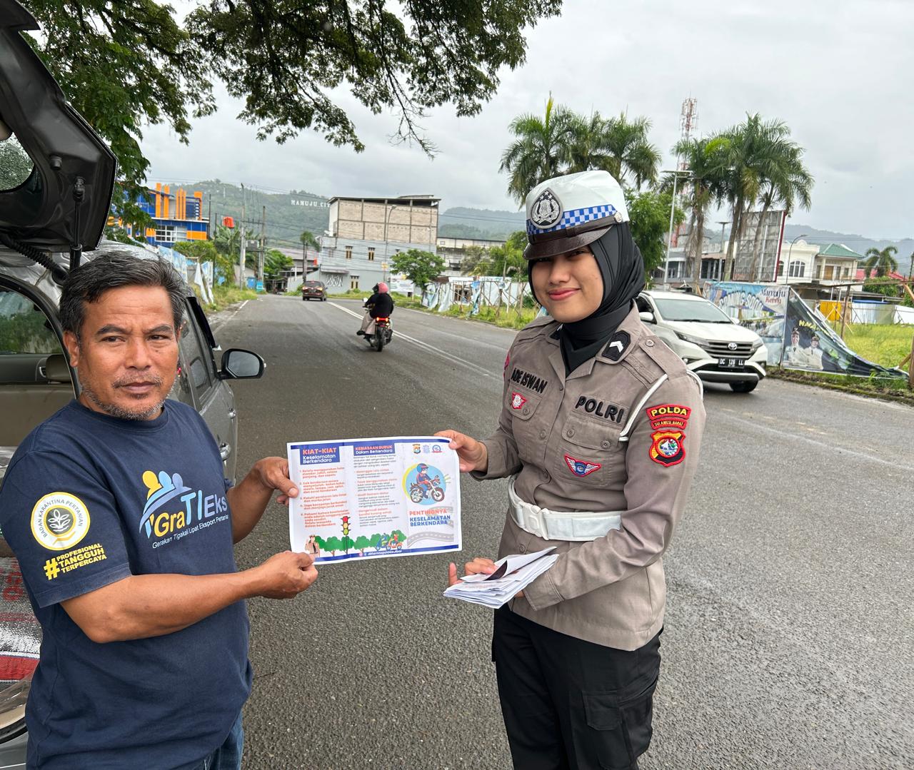 manfaatkan-moment-car-free-day-di-mamuju,-ditlantas-ajak-masyarakat-kampaye-keselamatan-berkendara