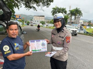 Manfaatkan Moment Car Free Day di Mamuju, Ditlantas Ajak Masyarakat Kampaye Keselamatan Berkendara