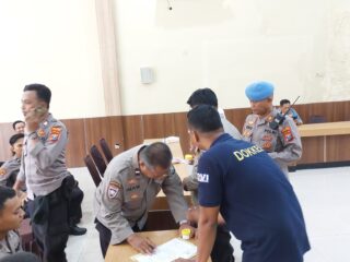 Tim Bidpropam Polda Jatim Lakukan Mitigasi di Polres Pamekasan